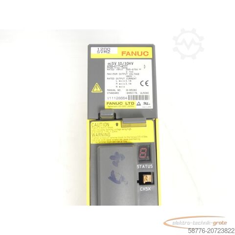 Component Fanuc A06B-6127-H202 Modul SV 10/10HV SN V11128664