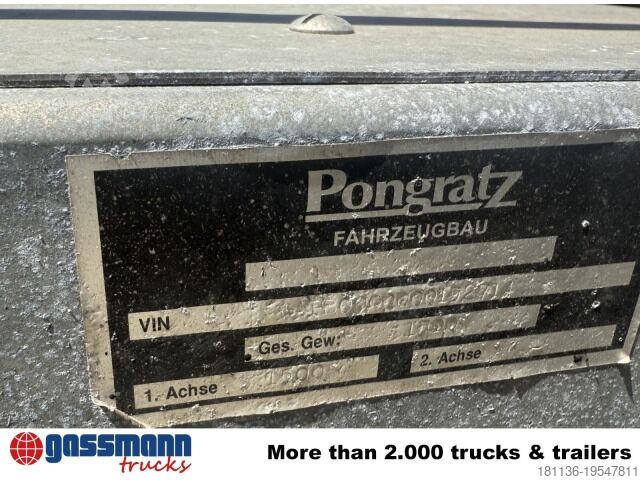 Tieflader Anhänger Pongratz L-AT-K SDAH PKW / KFZ-Transporter