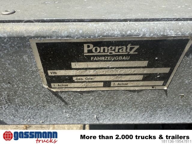 Tieflader Anhänger Pongratz L-AT-K SDAH PKW / KFZ-Transporter