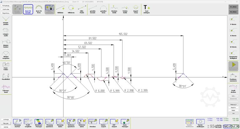 Konturen/Rauheistmessgerät ConturoMatic TS-X NEU