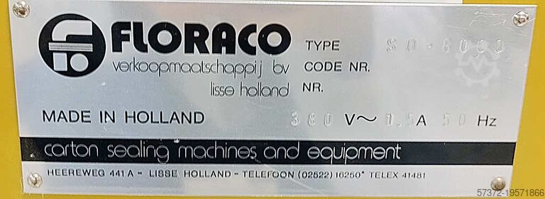 Kartonverschließer Floraco S0-8000