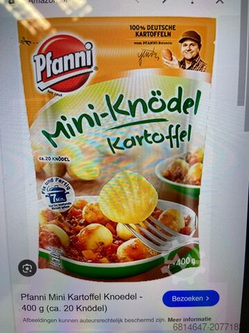 Vollständige Kartoffelknödel-Linie Rheon; Disona; Hoegger; Eima