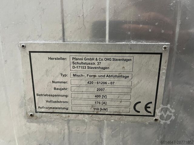 Vollständige Kartoffelknödel-Linie Rheon; Disona; Hoegger; Eima