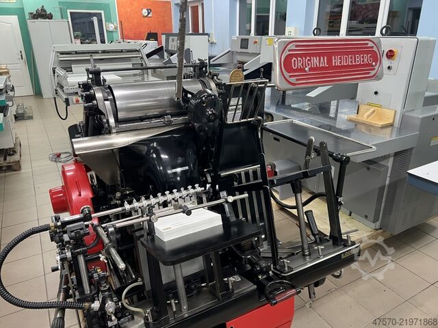 Automatic Die Cutter Original Heidelberg GT 34×46 Automatic Die Cutter