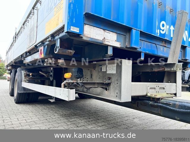 Swap chassis trailer WECON AWZ 218 LZ  Tandem  BDF Pritsche