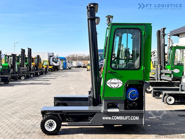 4-way forklift truck Combilift C4000 / LPG / DUPLEX / 4500MM /FREE LIFT