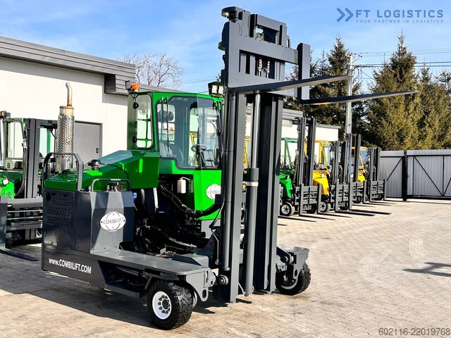 4-way forklift truck Combilift C4000 / LPG / DUPLEX / 4500MM /FREE LIFT