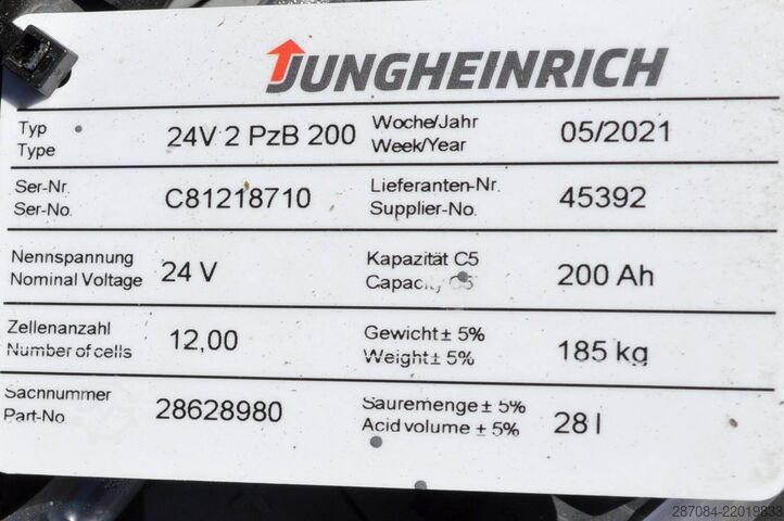 Hochhubwagen Jungheinrich EJC 112