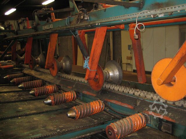 Complete sawline for big logs AKE,Söderhamns, Remill, Catech, Ari 