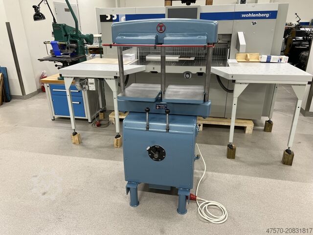 Hydraulische Buchbindereipresse Karl Tranklein Z.P. Hydraulic Bookbinding Press