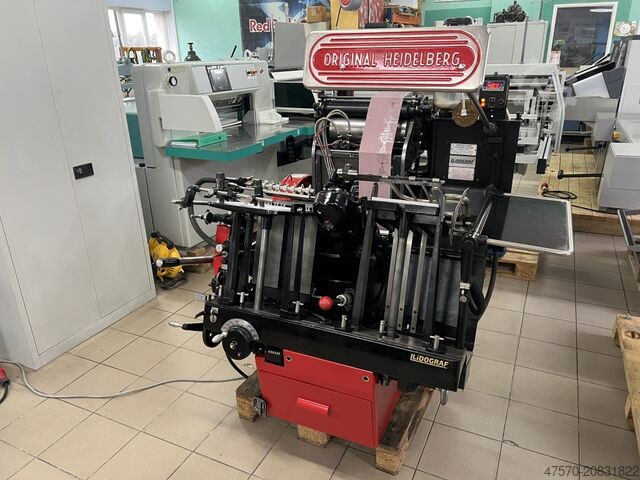 Letterpress Heißfolienprägung Heidelberg Tiegel TP Letterpress Hot Stamping