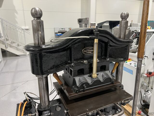 Buchbindereimaschine Karl Krause Hot Stamping press
