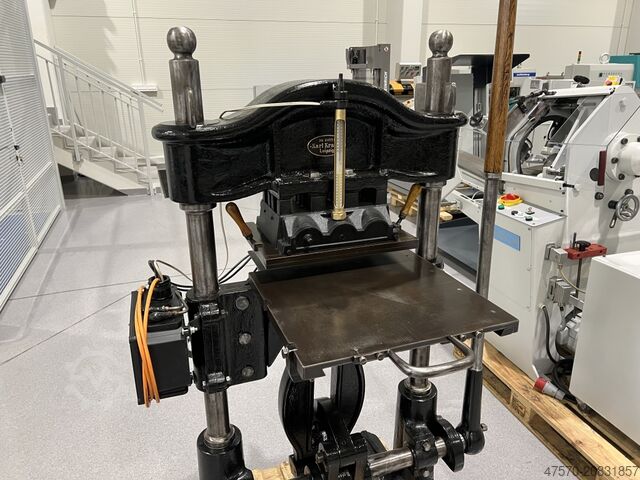 Buchbindereimaschine Karl Krause Hot Stamping press