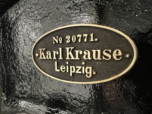 Buchbindereimaschine Karl Krause Hot Stamping press