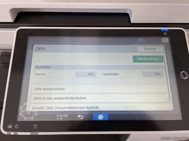 Digital print machine Ricoh IM 5000A 