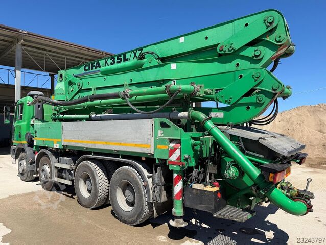 Concrete pump truck Astra VI HD8 84.48-80