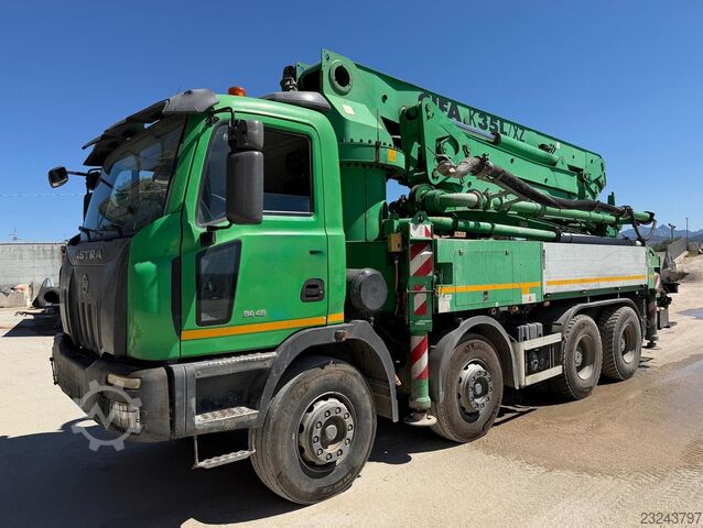 Concrete pump truck Astra VI HD8 84.48-80
