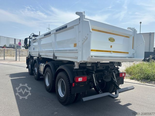 Dreiseitenkipper LKW IVECO AD360X48Z HR Meiller Bordmatik AHK