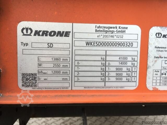 Semitrailer Krone Profi Liner Standard