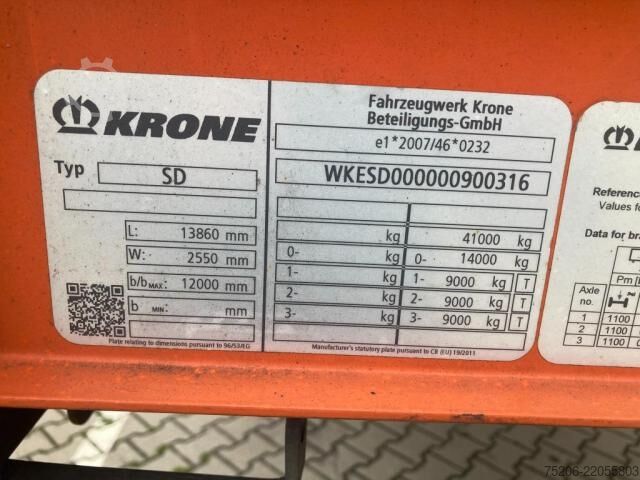 Semitrailer Krone Profi Liner Standard