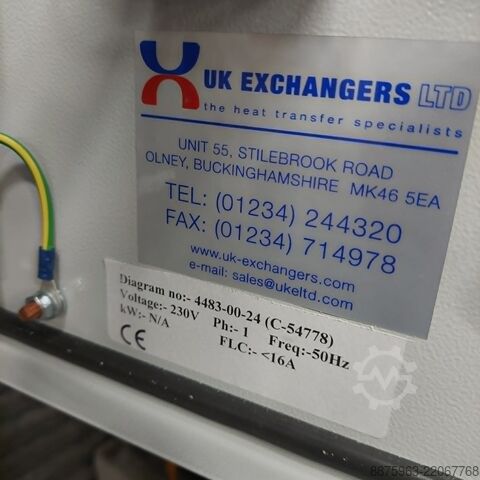 Packaged Heat Exchanger UK Exchangers Ltd UKE-8-4PV-8 - (50 kW) 8 Plates