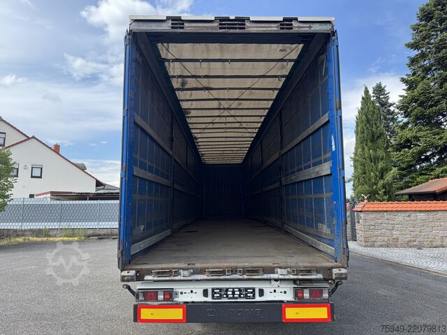 Mega Auflieger mit Pritsche & Plane Krone SD MegaLiner, 3m, Liftachse, BPW Achsen
