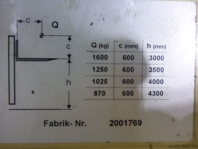 Deichselstapler Genkinger EGPL 16/43TR Vierwege