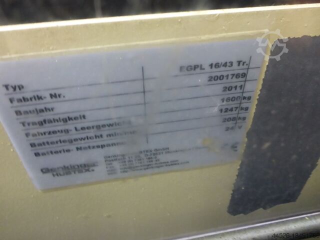 Deichselstapler Genkinger EGPL 16/43TR Vierwege