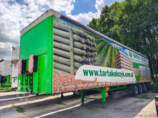 Open semitrailer with tarp BERGERecotrail SAPL