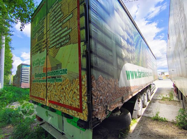 Open semitrailer with tarp BERGERecotrail SAPL