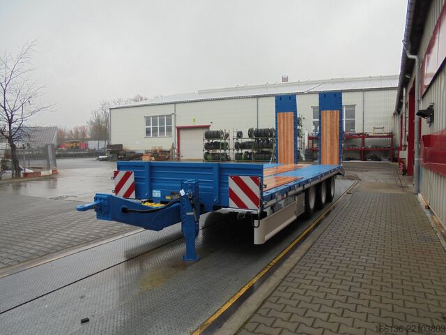 Platform trailer FLIEGL Tridem-Plattform Anhänger TPS 300 Bau