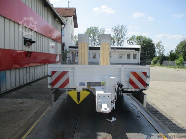 Platform trailer FLIEGL Tridem-Plattform Anhänger TPS 300 Bau