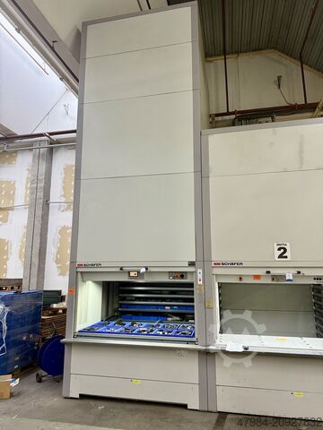 Paternoster with contents SSI Schäfer SHUTTLE-250-1850 x 863-NT