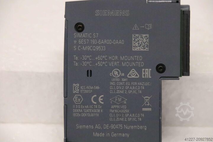 Bus adapter Siemens Simatic ET 200SP  6ES7193-6AR00-0AA0