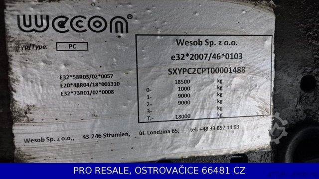 Jumbo truck VOLVO FH 500 GLOBE XL E6 IPARKCOOL + WECON PC-CP-T0111