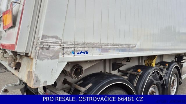 Tipper semitrailer PANAV NS19 AH KIPPER 43 m3 - Fe / Al