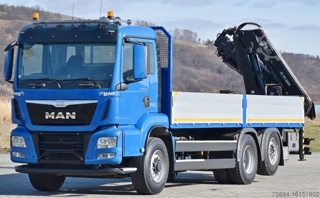 Truck mounted crane MAN TGS 26.480 * KRAN / FUNK * TOPZUSTAND