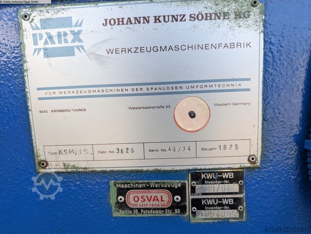 Circular Shear KUNZ KSM/1S