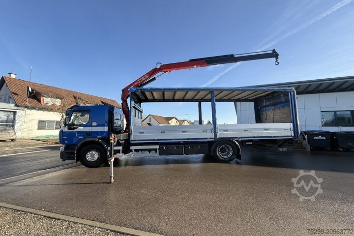 Truck mounted crane Renault D Wide 18.380 4x2 F130A.22 / Swiss-Vehicle
