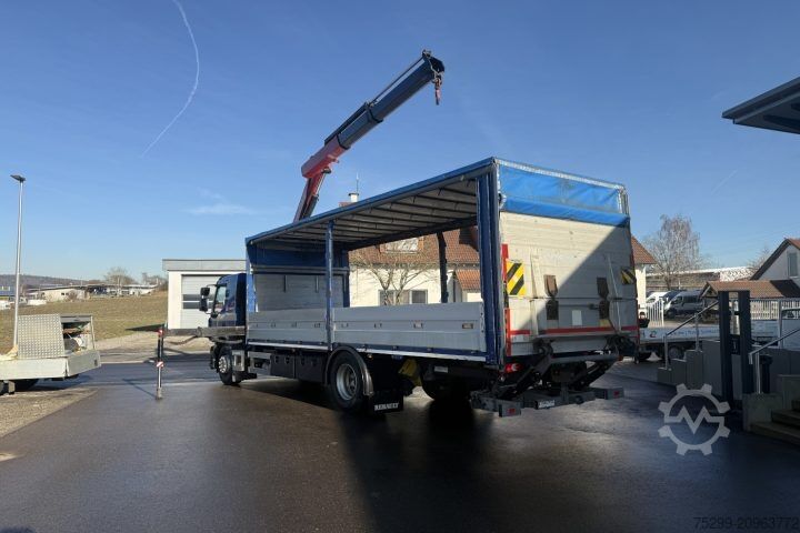 Truck mounted crane Renault D Wide 18.380 4x2 F130A.22 / Swiss-Vehicle