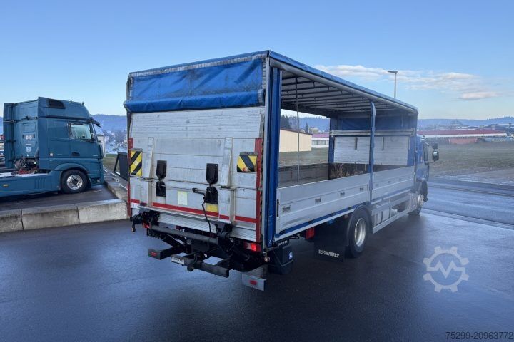 Truck mounted crane Renault D Wide 18.380 4x2 F130A.22 / Swiss-Vehicle