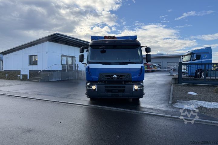 Truck mounted crane Renault D Wide 18.380 4x2 F130A.22 / Swiss-Vehicle