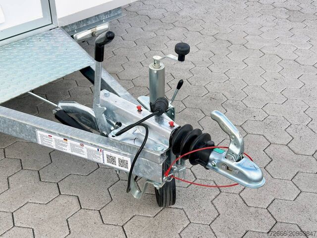 Verkaufsanhänger Blyss H15252HN | WEISS 250X203X230CM 1500KG VERKAUFSANHÄNGER | 2X VERKAUFSKLAPPE