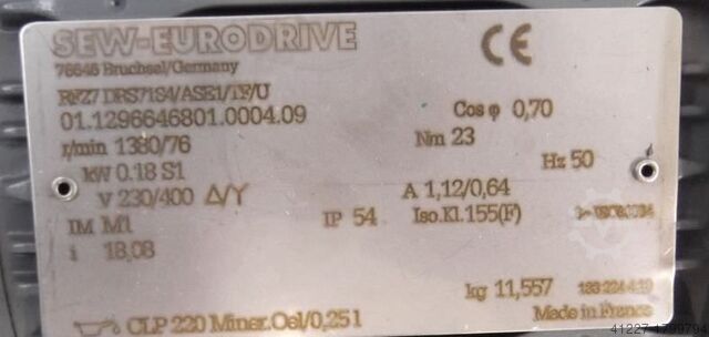 Driven roller conveyor Grenzebach RFS