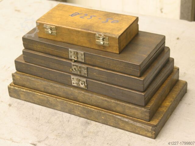 Bügelmeßschrauben 6 Stück Helios 25 - 200 mm