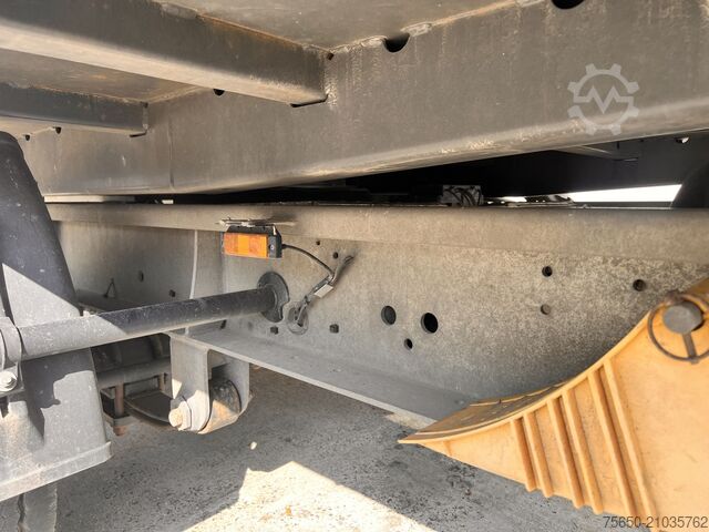 Tipper trailer Möslein TDS 13 Schwebheim  13 t Tandemkipper- Tieflader, Aufsatzbordwände