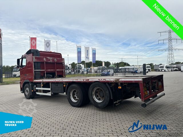 Platform trailer Volvo FH 420 6x2 Vangmuil + Standkachel