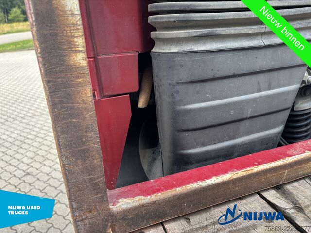Platform trailer Volvo FH 420 6x2 Vangmuil + Standkachel