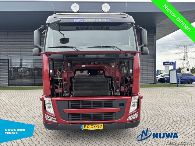 Platform trailer Volvo FH 420 6x2 Vangmuil + Standkachel