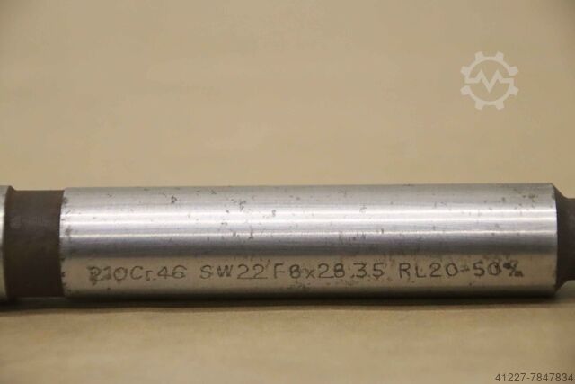 Broaching tool SWZ SW 22 F8x28,35 RL 20-50 mm